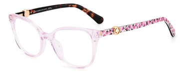 Premium Women Kate Spade Model Eyeglasses: Taya - Pink- SpecSMART Eye Clinic (Diagonal View)